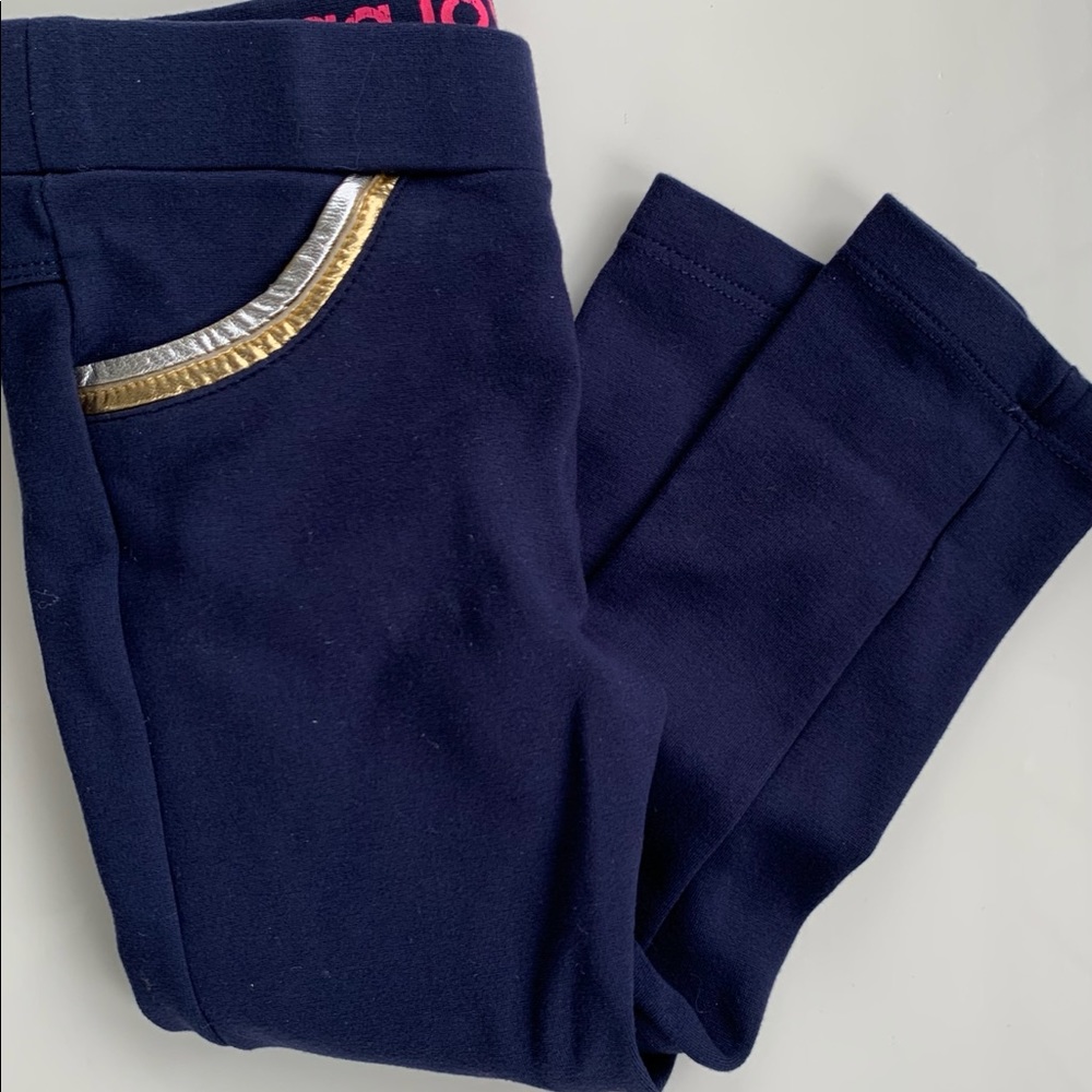 EGG by Susan Lazar Pants w Silver and Gold 2T